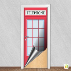 Adesivo de Porta - Telephone